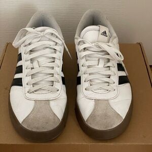 Adidas White and Black Sneakers